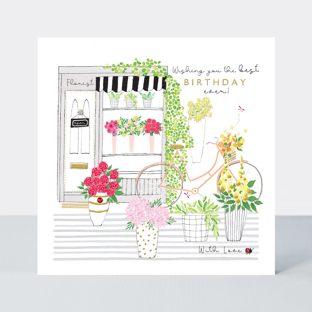 Blossom - Birthday Florist &amp; Bike  - Birthday Card