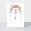 Blue Skies - Thinking of you Card - Sending a big hug