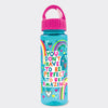 Kid's Water Bottle - You don't have to be perfect - rainbows