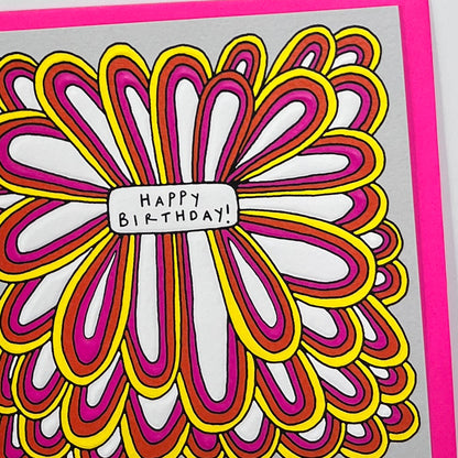 Scatter Brain - Happy Birthday/Rainbow Beam Birthday Card