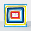 Scatter Brain - Happy Birthday To You/Colourful Stripes Birthday Card