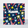 Scatter Brain - Happy Birthday/Comic Book Style Shooting Stars Birthday Card
