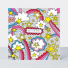 Scatter Brain - Daughter Birthday/Rainbows Clouds & Shooting Stars Card