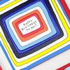 Scatter Brain - Dad Birthday/Colourful Stripes Card