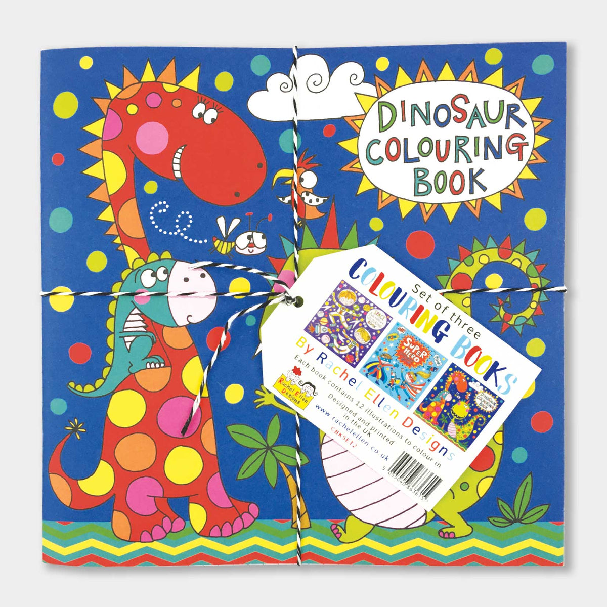 Dinosaurs, Space &amp; Superheroes Colouring Book Set of 3