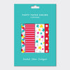 Party Paper Chain Kit - Patterned - Checks, Spots, Stripes and Stars