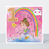 Chatterbox - Age 1 Fairy & Rainbow  - Birthday Card