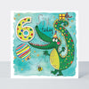 Chatterbox - Age 6 Crocodile  - Birthday Card