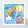 Chatterbox - Awesome You Are 8 Rainbows  - Birthday Card