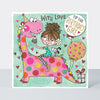 Chatterbox - Birthday Girl Dinosaur  - Birthday Card