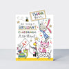 Cherry on Top - Thank you Classroom Assistant/Animals - Greetings Card