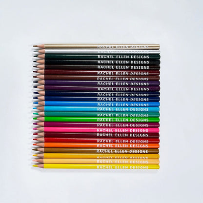 Tube of 24 Colouring Pencils - Fairytale Garden