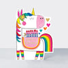 Cookie Cutters - Happy Birthday Unicorn - Birthday Card