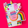 Cookie Cutters - Happy Birthday Unicorn - Birthday Card