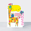 Cookie Cutters - Happy Birthday Giraffe - Birthday Card