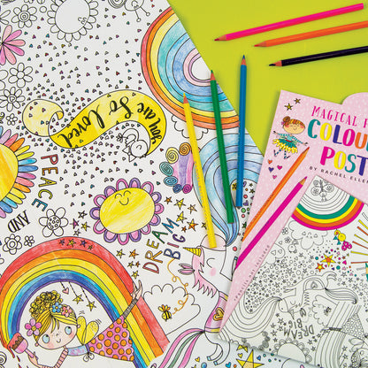 Giant Colouring Posters - Magical Fairy Land