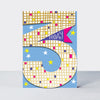 DITTO - Age 3 Girl  - Birthday Card