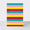Dolly Mix - Sending Lots Of Birthday Wishes/Stripes Birthday Card
