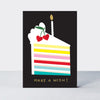 Dolly Mix - Make A Wish/Birthday Cake Slice Birthday Card