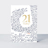 Ebb & Flow - 21st Birthday  - Birthday Card