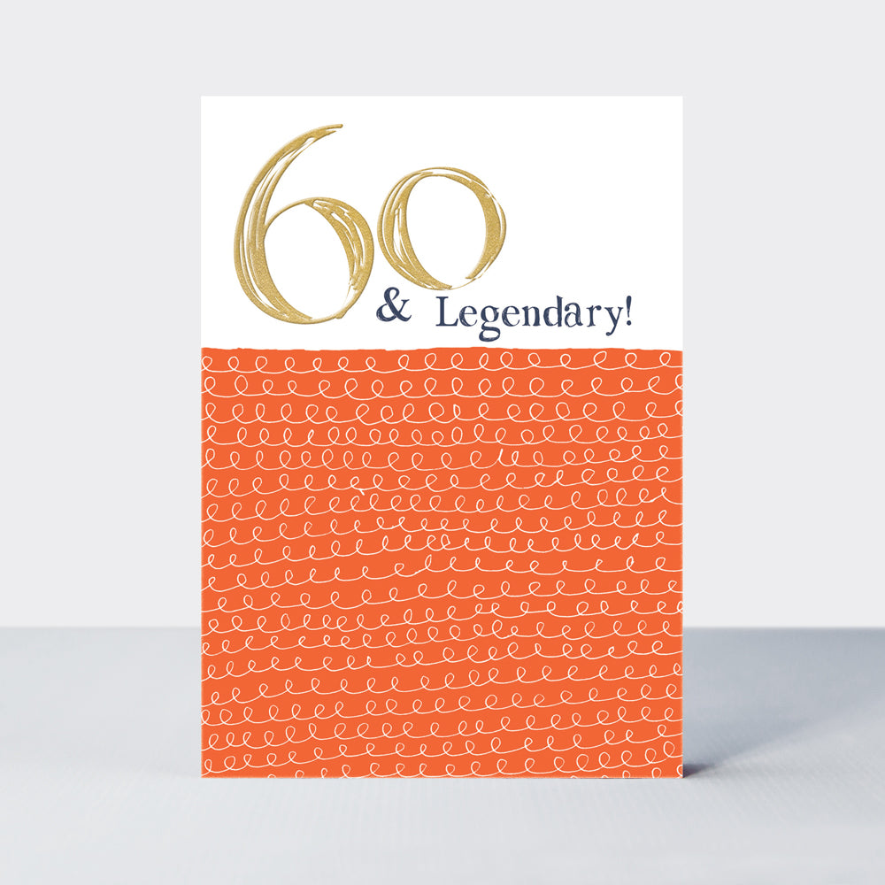 Ebb &amp; Flow - 60th Birthday  - Birthday Card