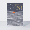 Ebb & Flow - 70th Birthday  - Birthday Card