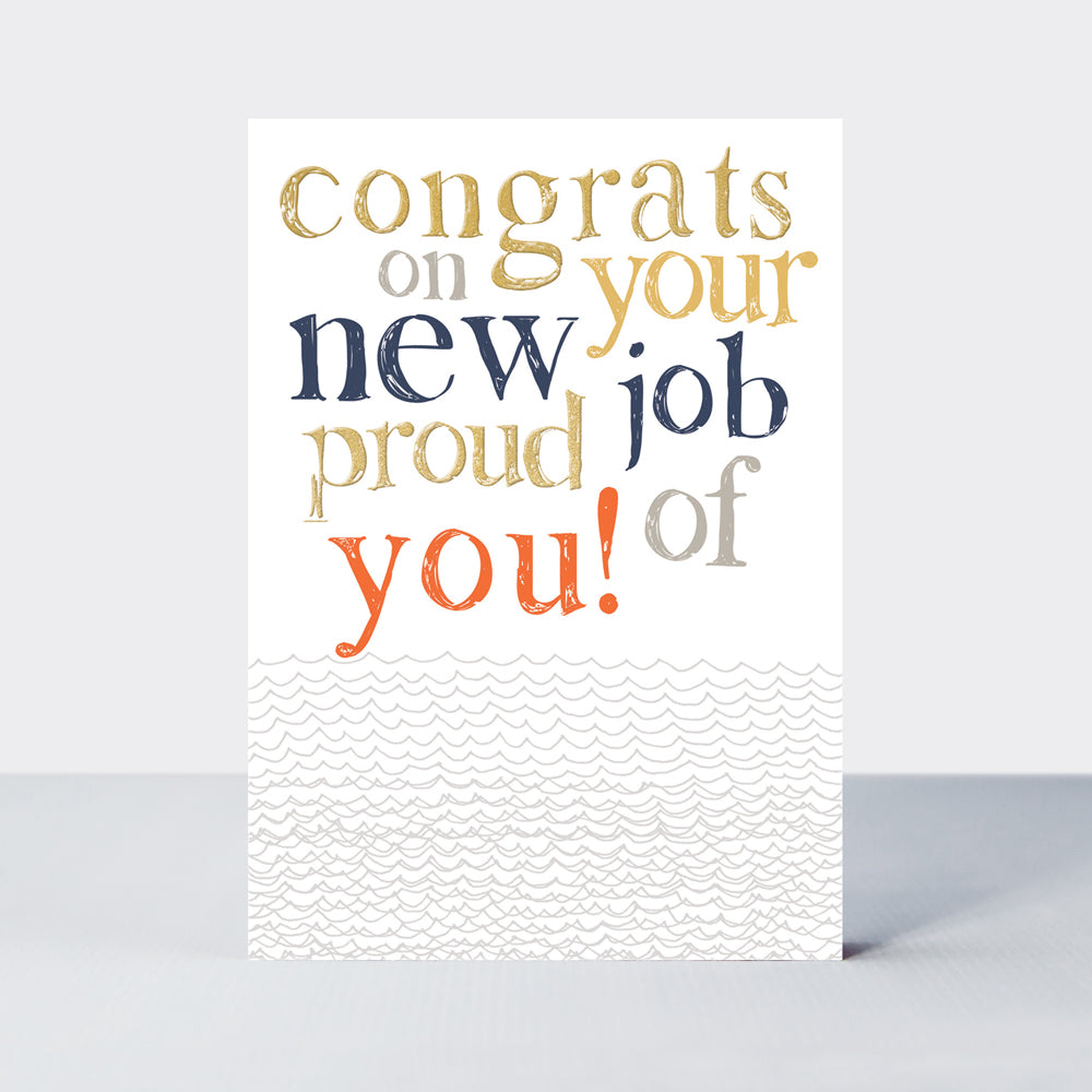 Ebb &amp; Flow - New Job - Congrats Card