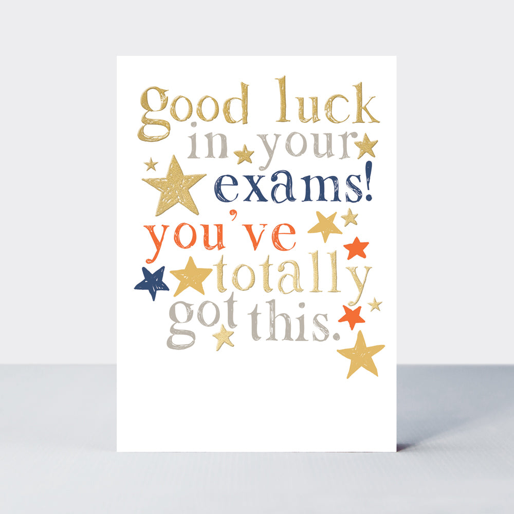 Ebb &amp; Flow - Exams Good Luck Card