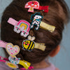 Hair Clips (2 Pack) - Unicorn & Rainbow