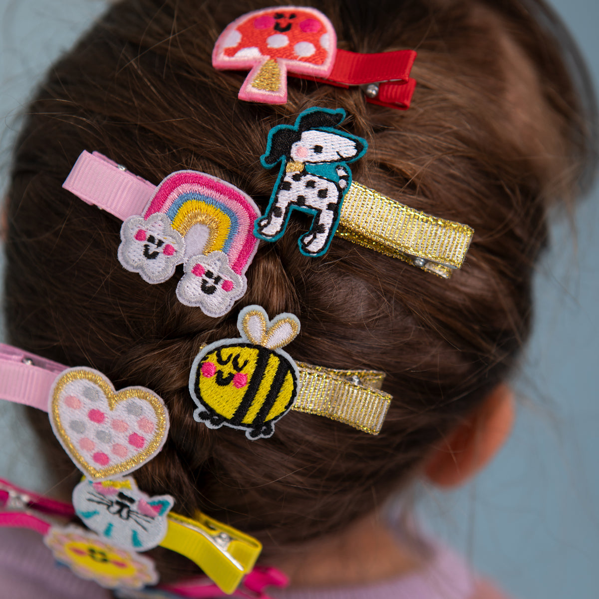 Hair Clips (2 Pack) - Bee &amp; Flower