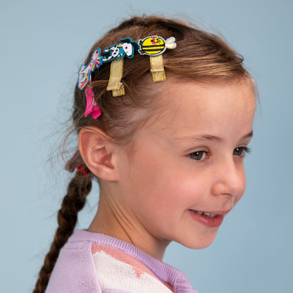 Hair Clips (2 Pack) - Bee &amp; Flower
