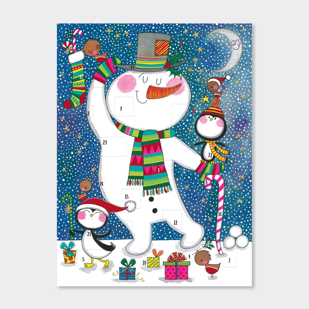 Traditional Advent Calendar - Snowman &amp; Penguins