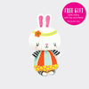 Butternut the Bunny Soft Toy + Free Colouring Book