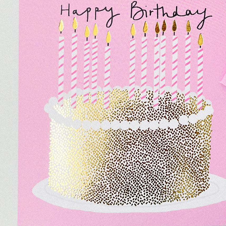 Field Day - Happy Birthday card - Cake &amp; Candles