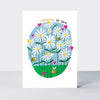 Fingerprint - Thinking Of You/Daisies Greetings Card