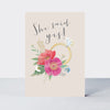 Wild Flower - Engagement She Said Yes ring