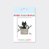 Pack of 10 Foiled Notecards - Cat In A Basket