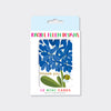Foiled Pack of 10 Notecards - Agapanthus/Thank You