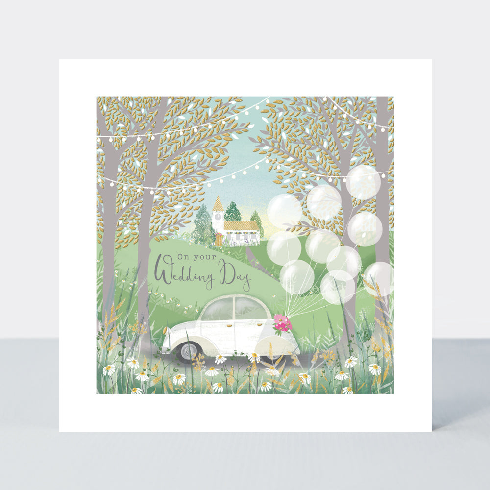 Gallery - Wedding Day Card - car &amp; church