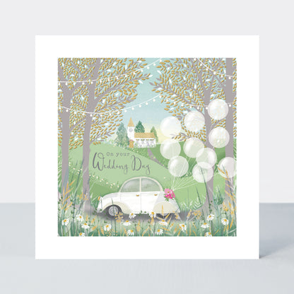 Gallery - Wedding Day Card - car &amp; church