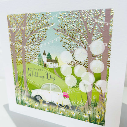 Gallery - Wedding Day Card - car &amp; church