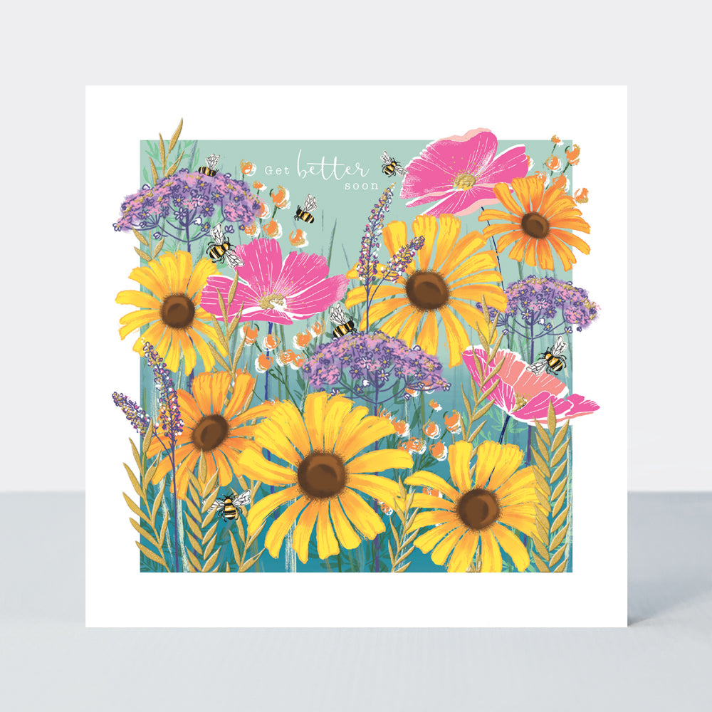 Gallery - Get Well Soon Card -  sunflowers