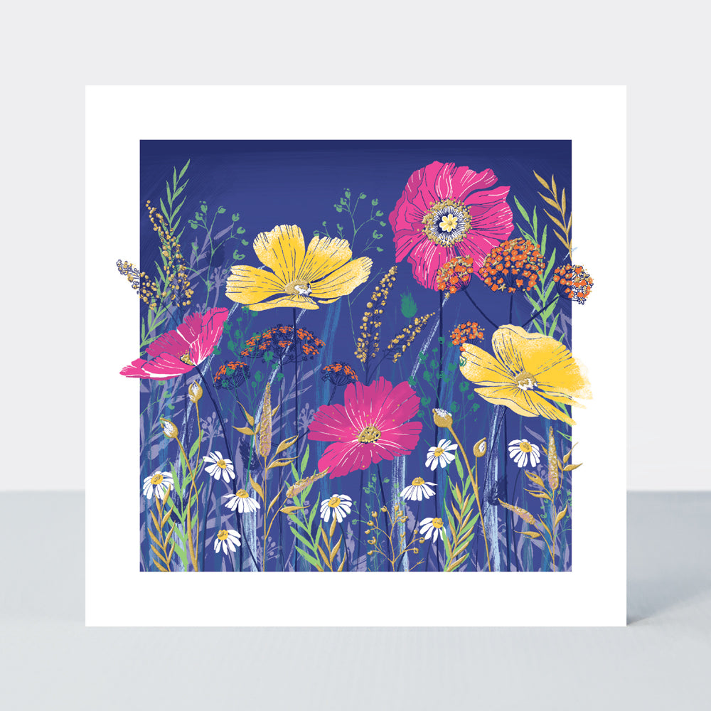 Gallery - Wild Flowers -  Blank Greetings Card
