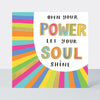 Girl Power - 'Own Your Power' - Greetings Card