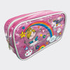 Large Glitter Pencil Case - 'Shine Bright' Fairy, Rainbow & Unicorn