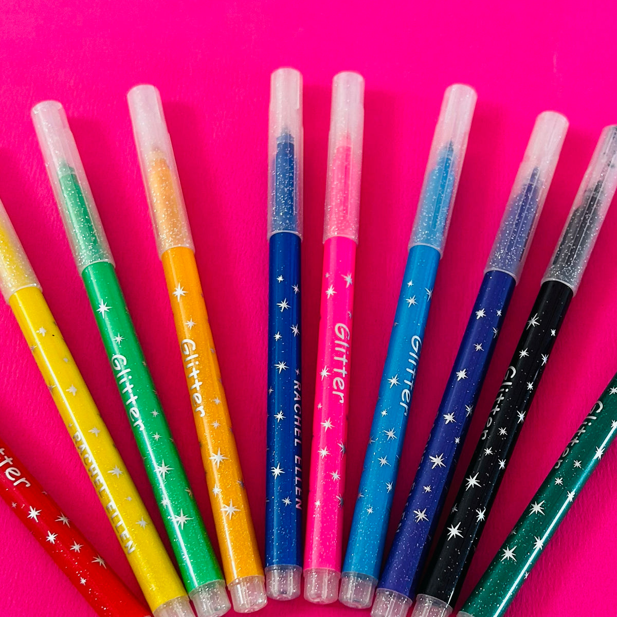 Glitter Markers - Rainbow