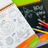 Halloween Activity Book with Scratch Art & Stickers