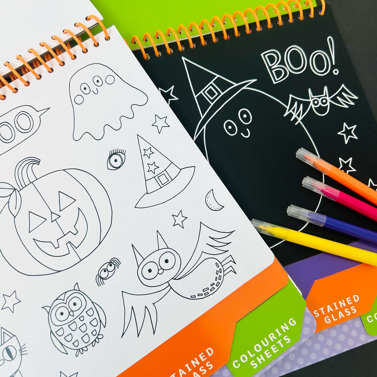 Halloween Activity Book with Scratch Art &amp; Stickers