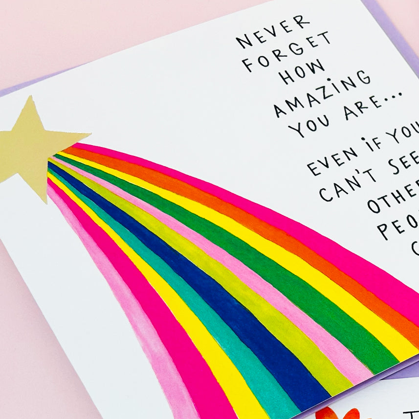 Heart &amp; Soul - Never Forget How Amazing You Are Friendship Card