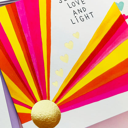 Heart &amp; Soul - Sending Love &amp; Light Friendship Card